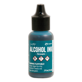 Tim Holtz Alcohol Ink .5oz - Stream - The Merri Artist - merriartist.com