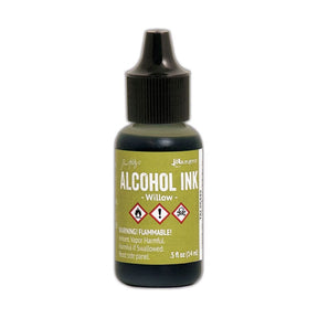 Tim Holtz Alcohol Ink .5oz - Willow - The Merri Artist - merriartist.com