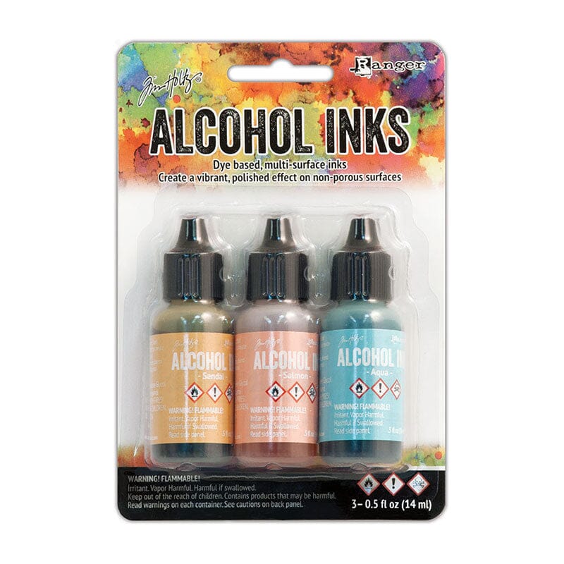 Tim Holtz Alcohol Ink Set of 3 - Lakeshore Set - The Merri Artist - merriartist.com