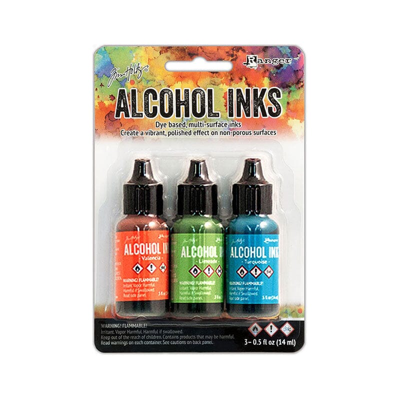 Tim Holtz Alcohol Ink Set of 3 - Spring Break Set - The Merri Artist - merriartist.com