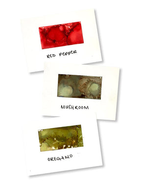 Tim Holtz Alcohol Ink Set of 3 - Tuscan Garden (Red Peppr, Mushroom, Oregano) - The Merri Artist - merriartist.com