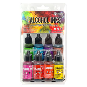 Tim Holtz Alcohol Ink Set of 8 - Spectrum Bright - The Merri Artist - merriartist.com