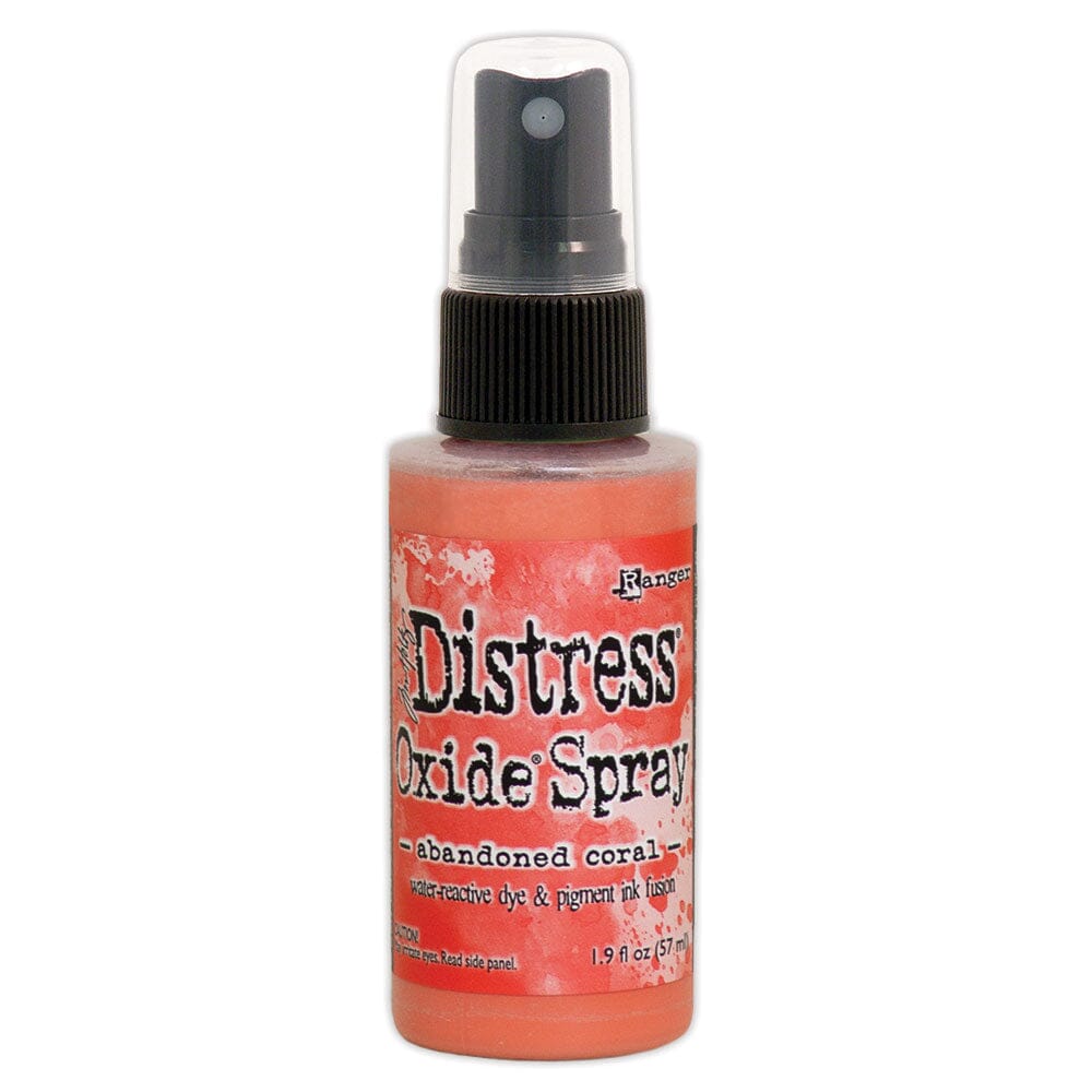 Tim Holtz Distress Oxide Spray 1.9 fl oz - Abandoned Coral - The Merri Artist - merriartist.com