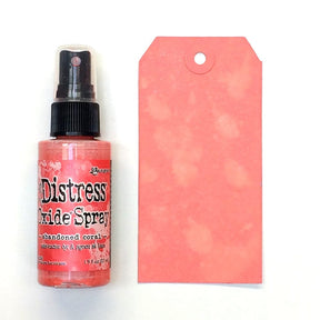 Tim Holtz Distress Oxide Spray 1.9 fl oz - Abandoned Coral - The Merri Artist - merriartist.com