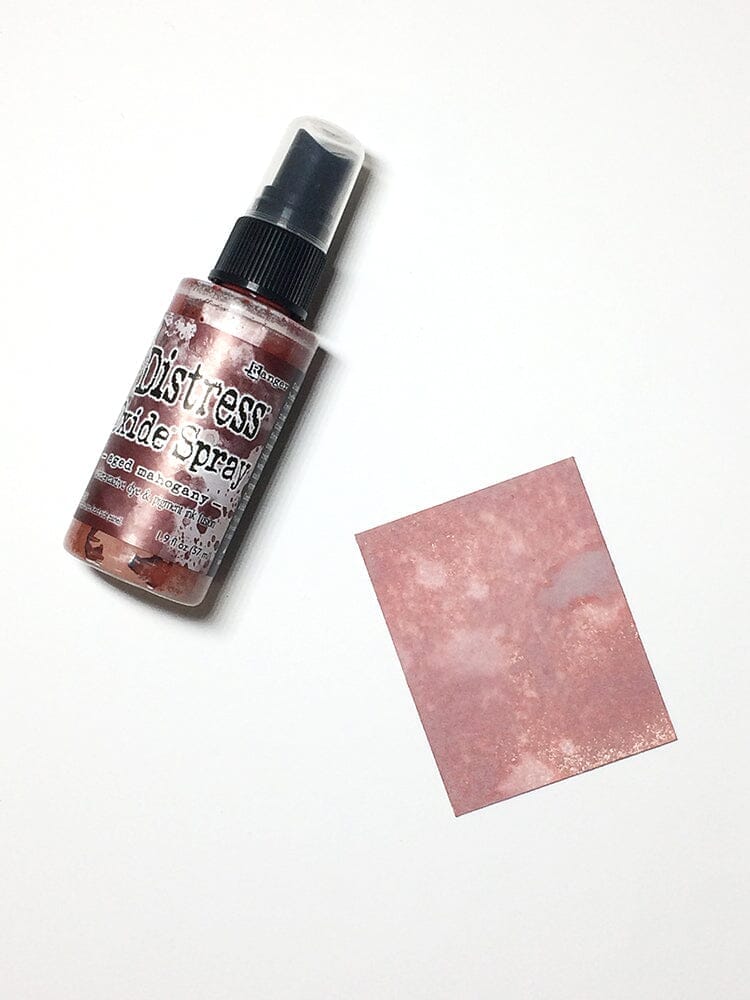 Tim Holtz Distress Oxide Spray 1.9 fl oz - Aged Mahogany - The Merri Artist - merriartist.com