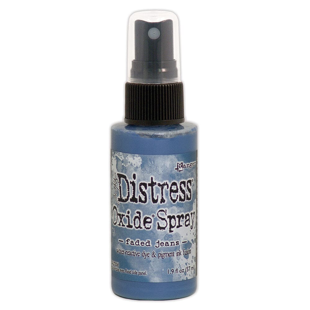 Tim Holtz Distress Oxide Spray 1.9 fl oz - Faded Jeans - The Merri Artist - merriartist.com