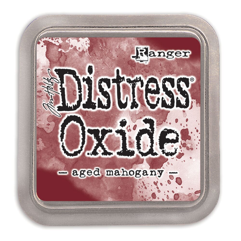 Tim Holtz Distress Oxide Stamp Pad - Aged Mahogany - The Merri Artist - merriartist.com