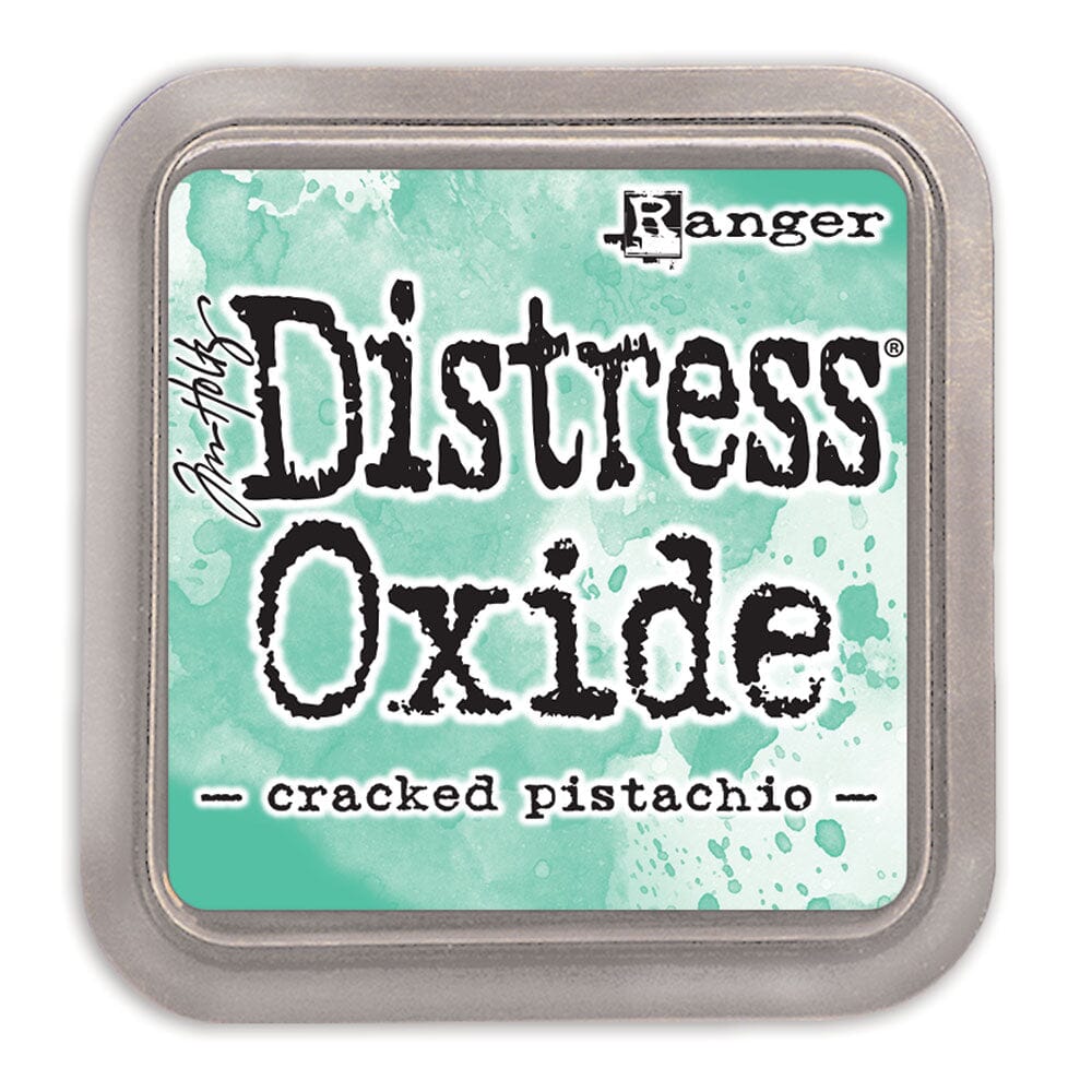 Tim Holtz Distress Oxide Stamp Pad - Cracked Pistachio - The Merri Artist - merriartist.com