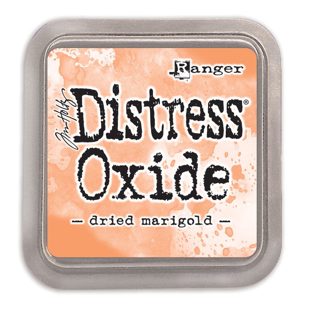 Tim Holtz Distress Oxide Stamp Pad - Dried Marigold - The Merri Artist - merriartist.com