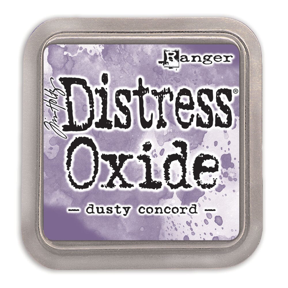 Tim Holtz Distress Oxide Stamp Pad - Dusty Concord - The Merri Artist - merriartist.com