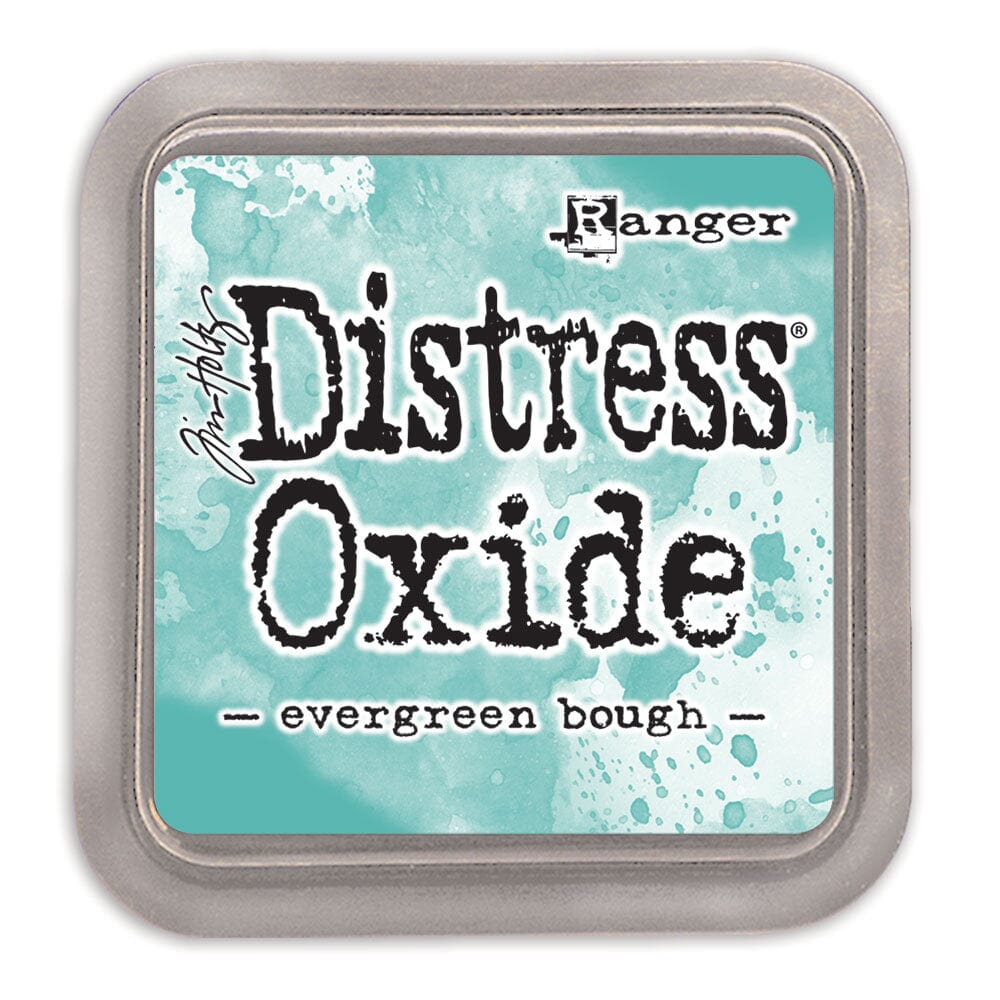 Tim Holtz Distress Oxide Stamp Pad - Evergreen Bough - The Merri Artist - merriartist.com