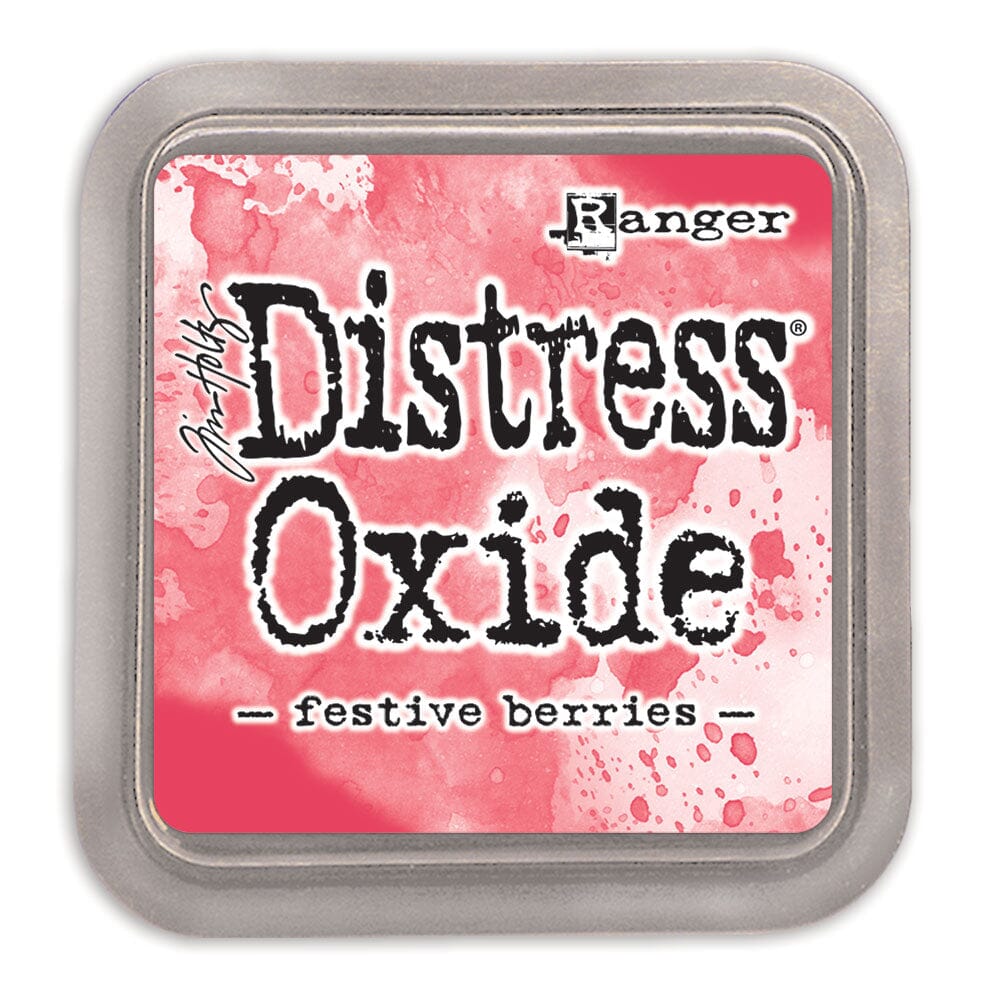 Tim Holtz Distress Oxide Stamp Pad - Festive Berries - The Merri Artist - merriartist.com