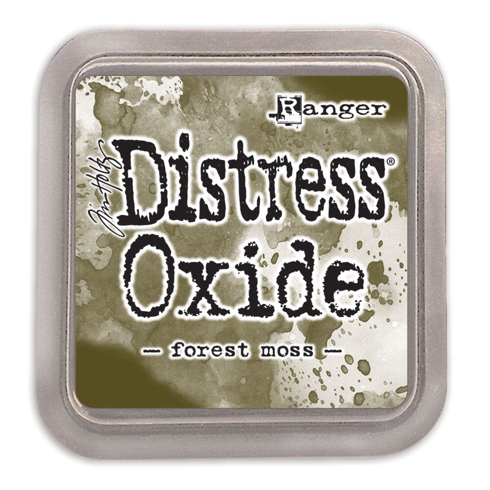 Tim Holtz Distress Oxide Stamp Pad - Forest Moss - The Merri Artist - merriartist.com