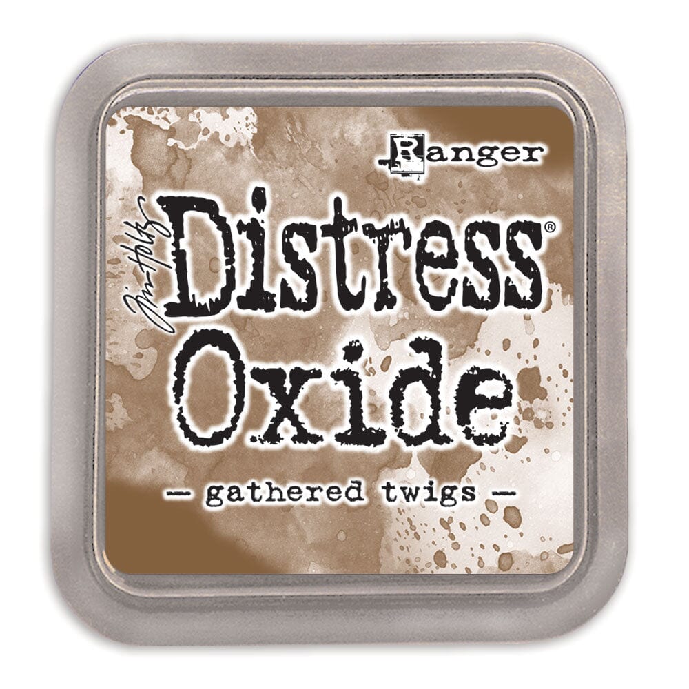 Tim Holtz Distress Oxide Stamp Pad - Gathered Twigs - The Merri Artist - merriartist.com