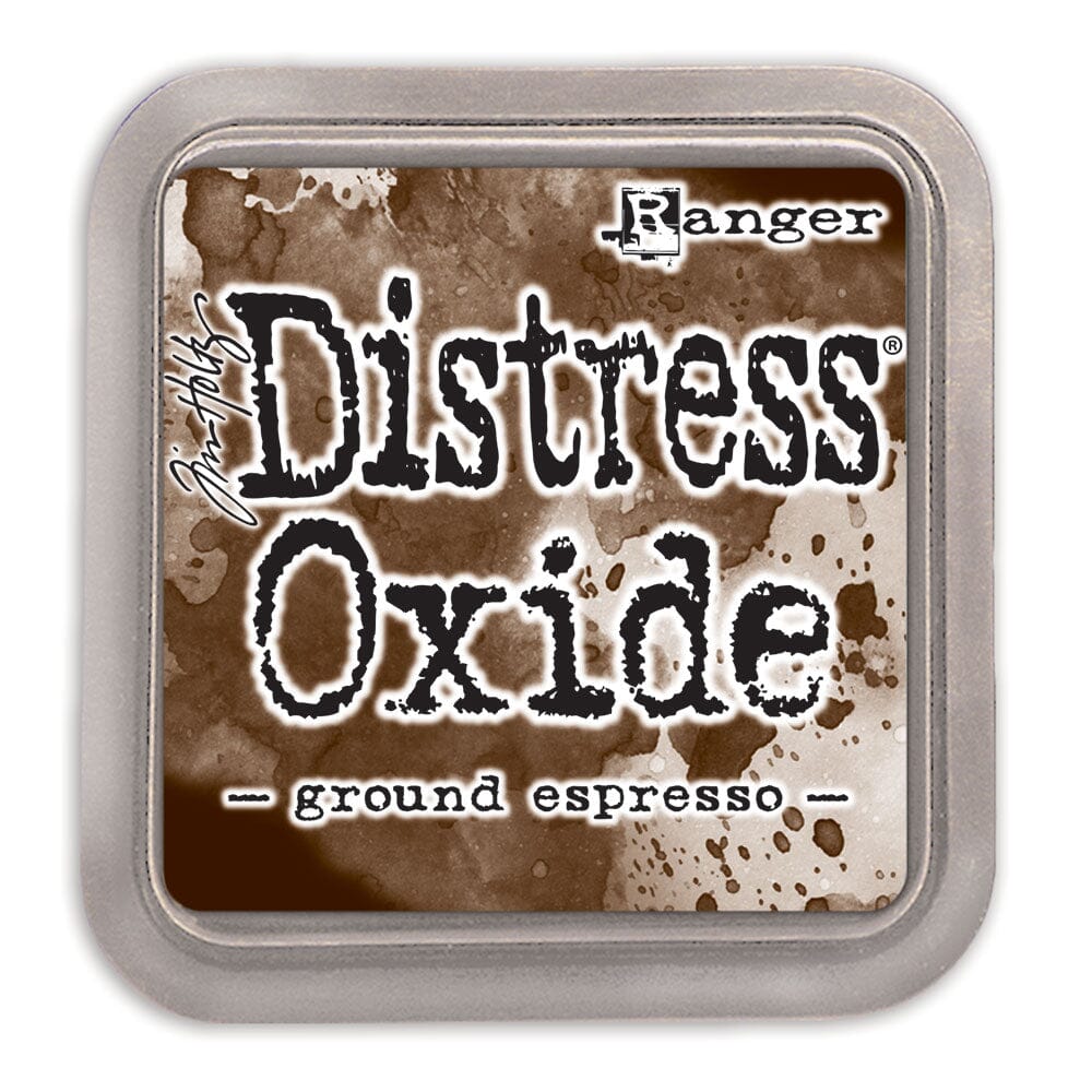 Tim Holtz Distress Oxide Stamp Pad - Ground Espresso - The Merri Artist - merriartist.com