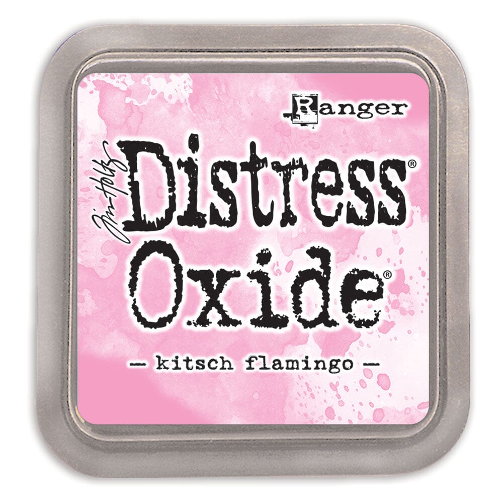 Tim Holtz Distress Oxide Stamp Pad - Kitsch Flamingo - The Merri Artist - merriartist.com