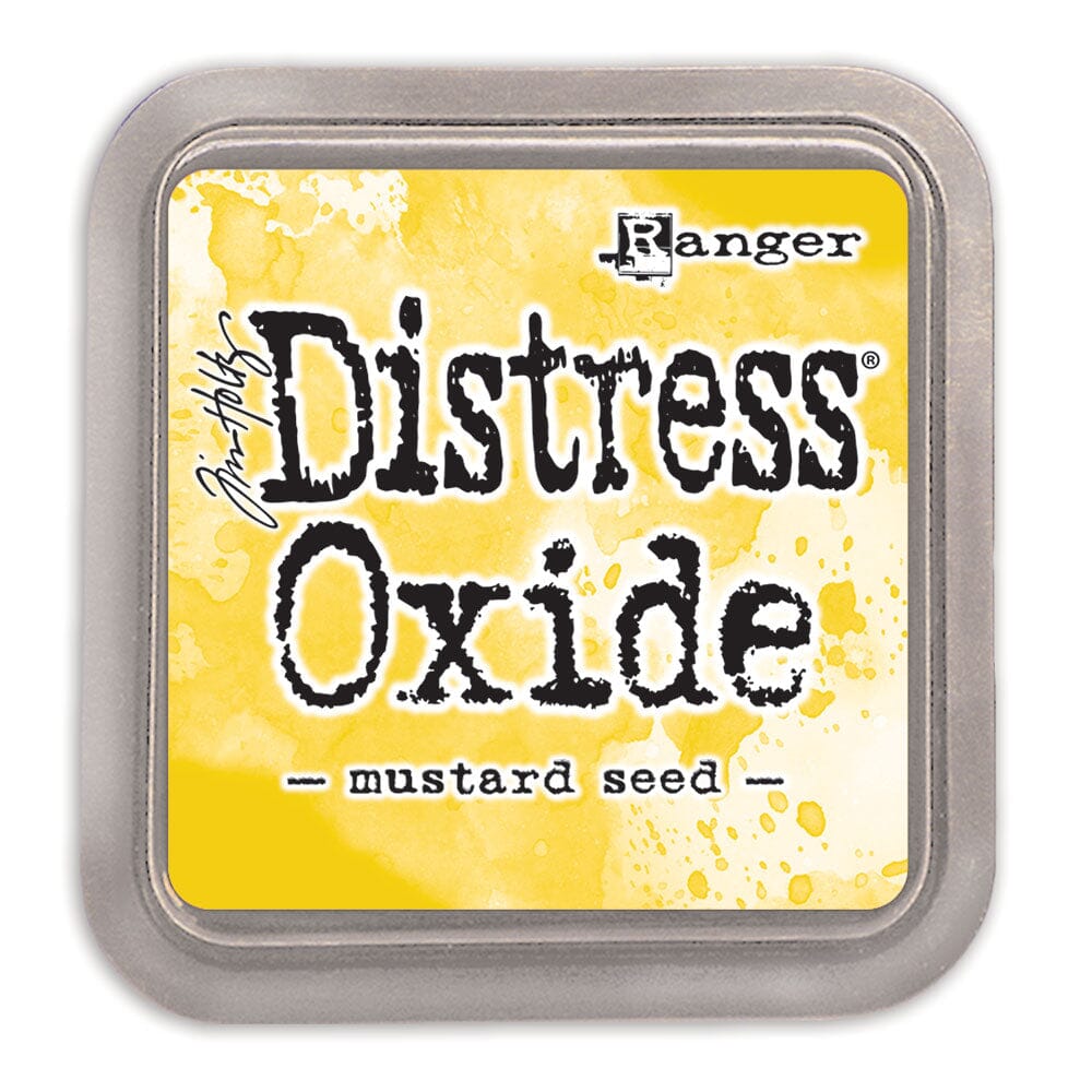 Tim Holtz Distress Oxide Stamp Pad - Mustard Seed - The Merri Artist - merriartist.com