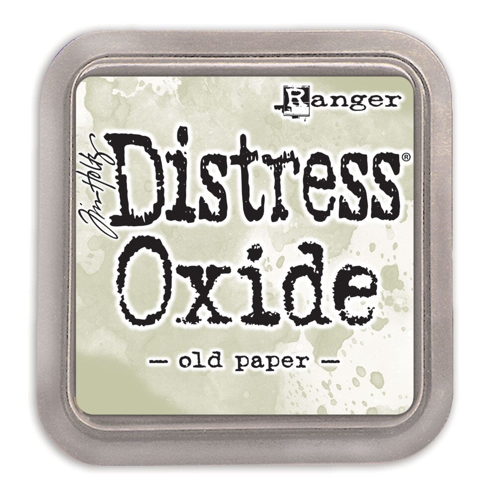 Tim Holtz Distress Oxide Stamp Pad - Old Paper - The Merri Artist - merriartist.com