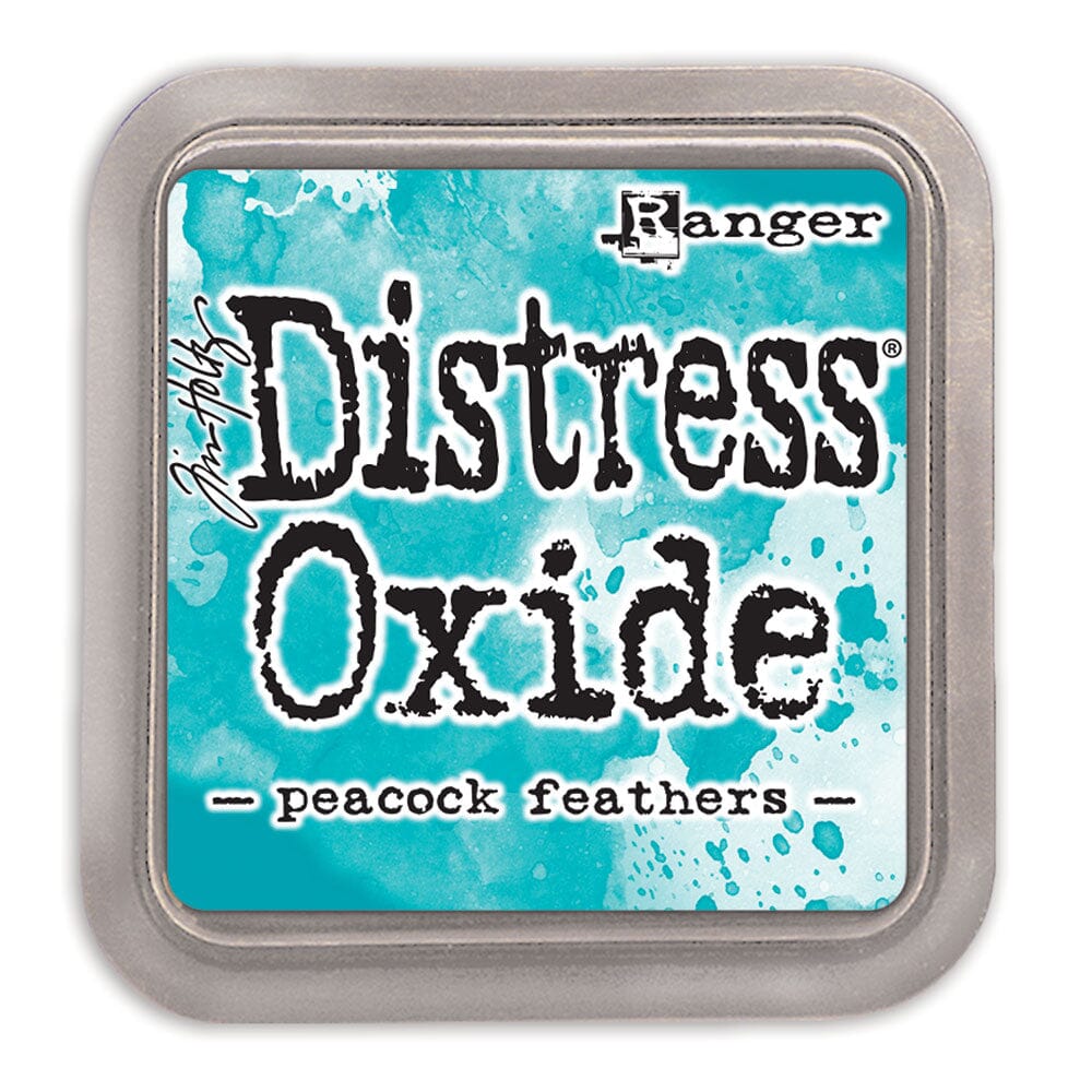 Tim Holtz Distress Oxide Stamp Pad - Peacock Feathers - The Merri Artist - merriartist.com