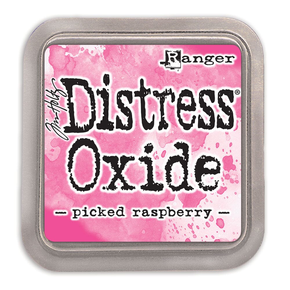 Tim Holtz Distress Oxide Stamp Pad - Picked Raspberry - The Merri Artist - merriartist.com