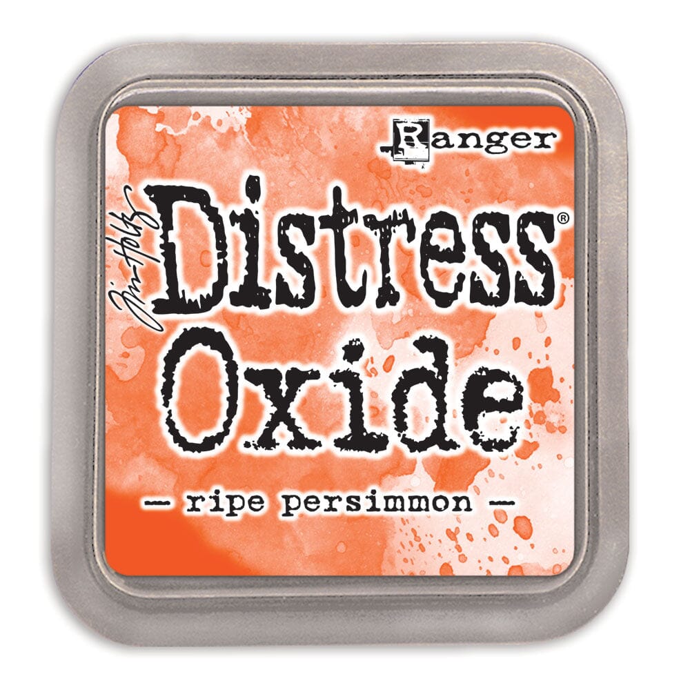 Tim Holtz Distress Oxide Stamp Pad - Ripe Persimmon - The Merri Artist - merriartist.com