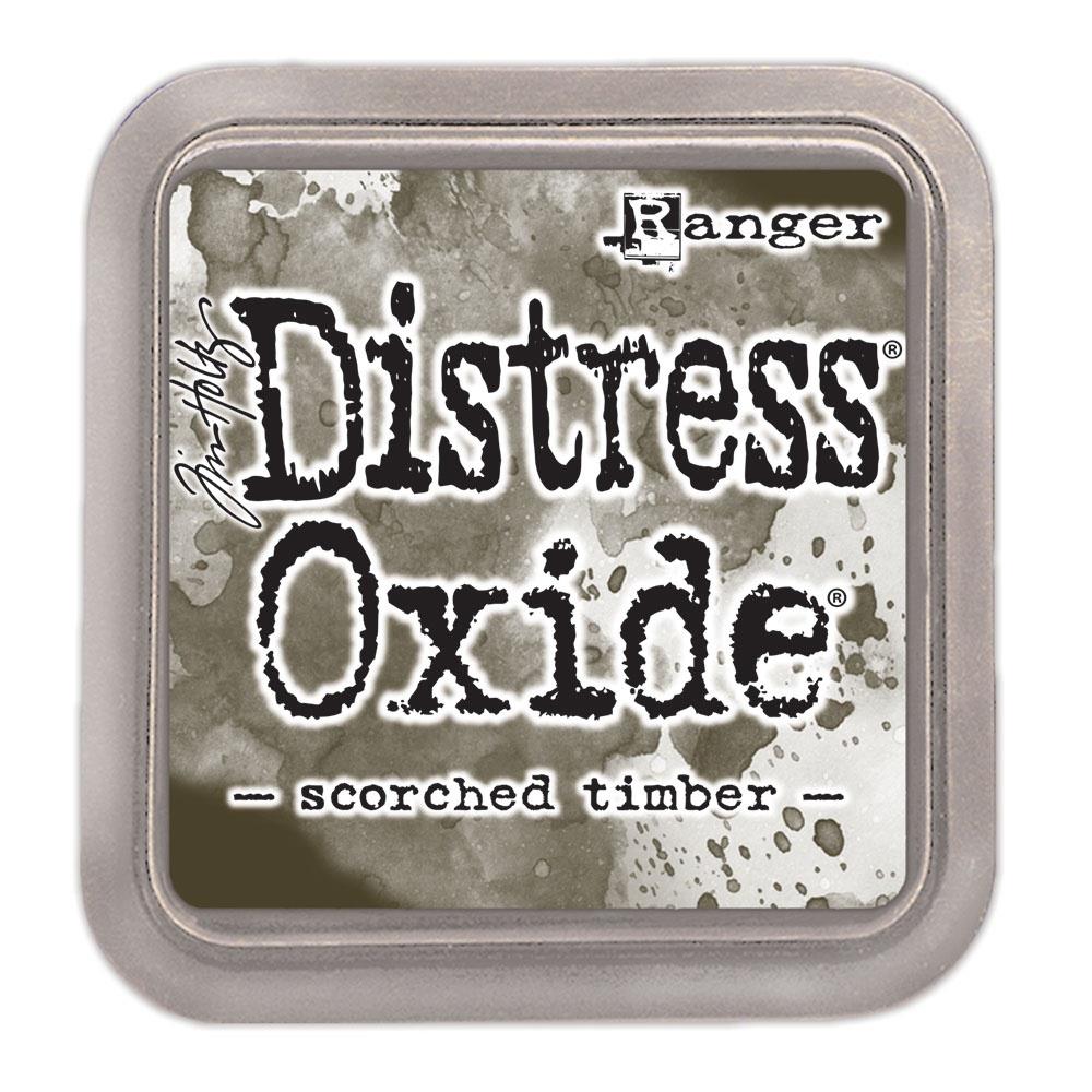 Tim Holtz Distress Oxide Stamp Pad - Scorched Timber - The Merri Artist - merriartist.com