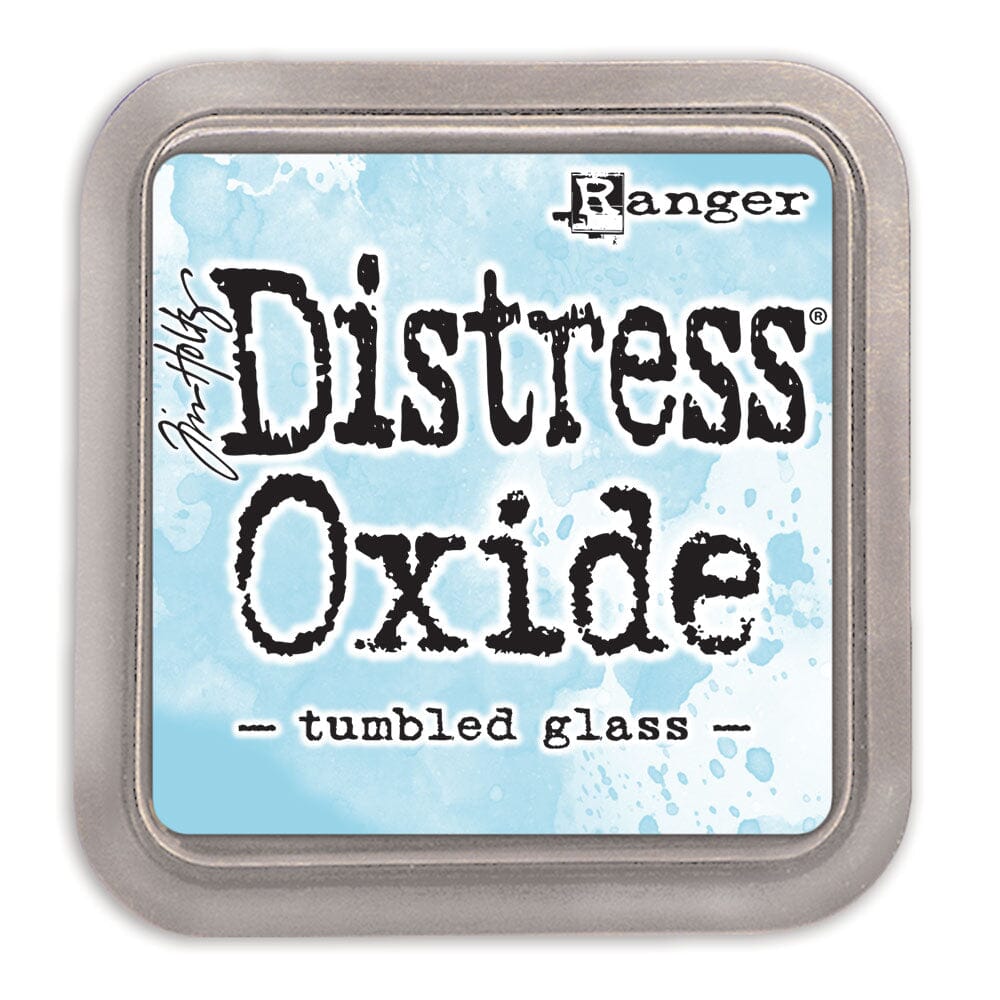 Tim Holtz Distress Oxide Stamp Pad - Tumbled Glass - The Merri Artist - merriartist.com