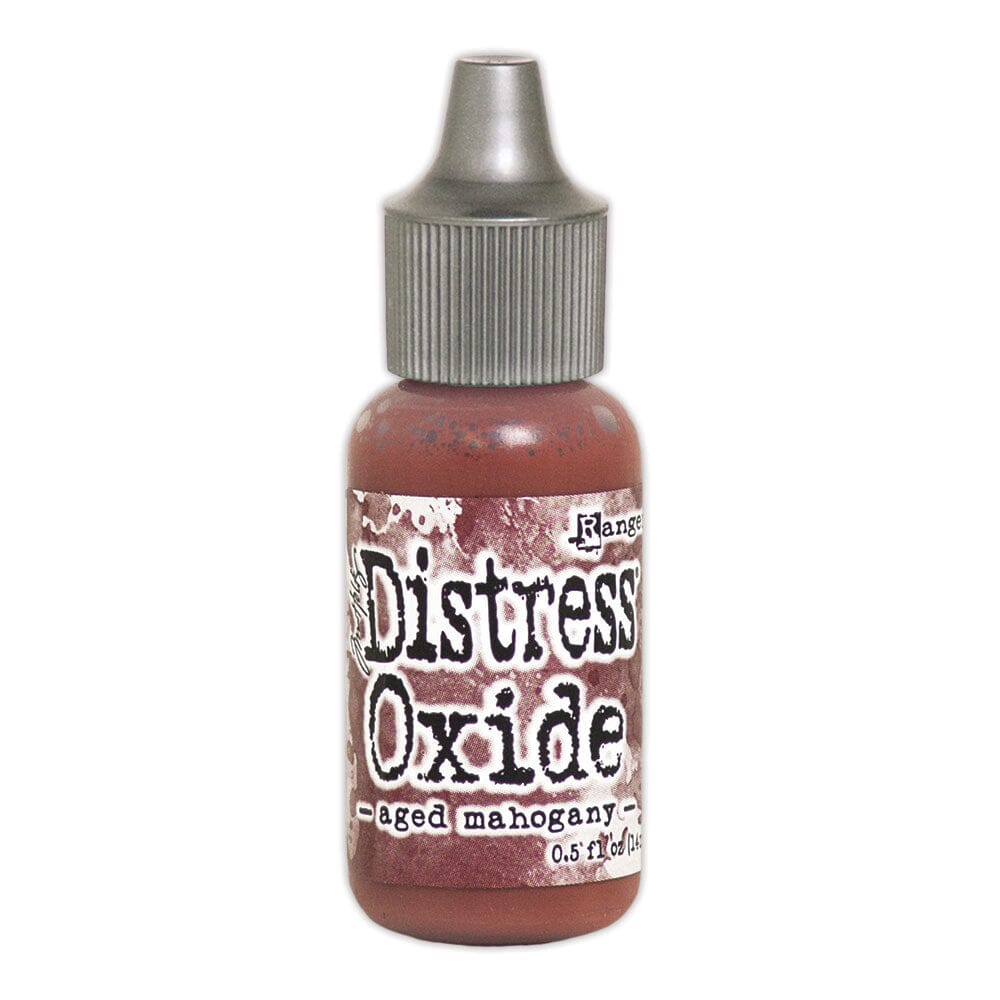 Tim Holtz Distress Oxides Reinker 0.5 fl. oz. - Aged Mahogany - The Merri Artist - merriartist.com