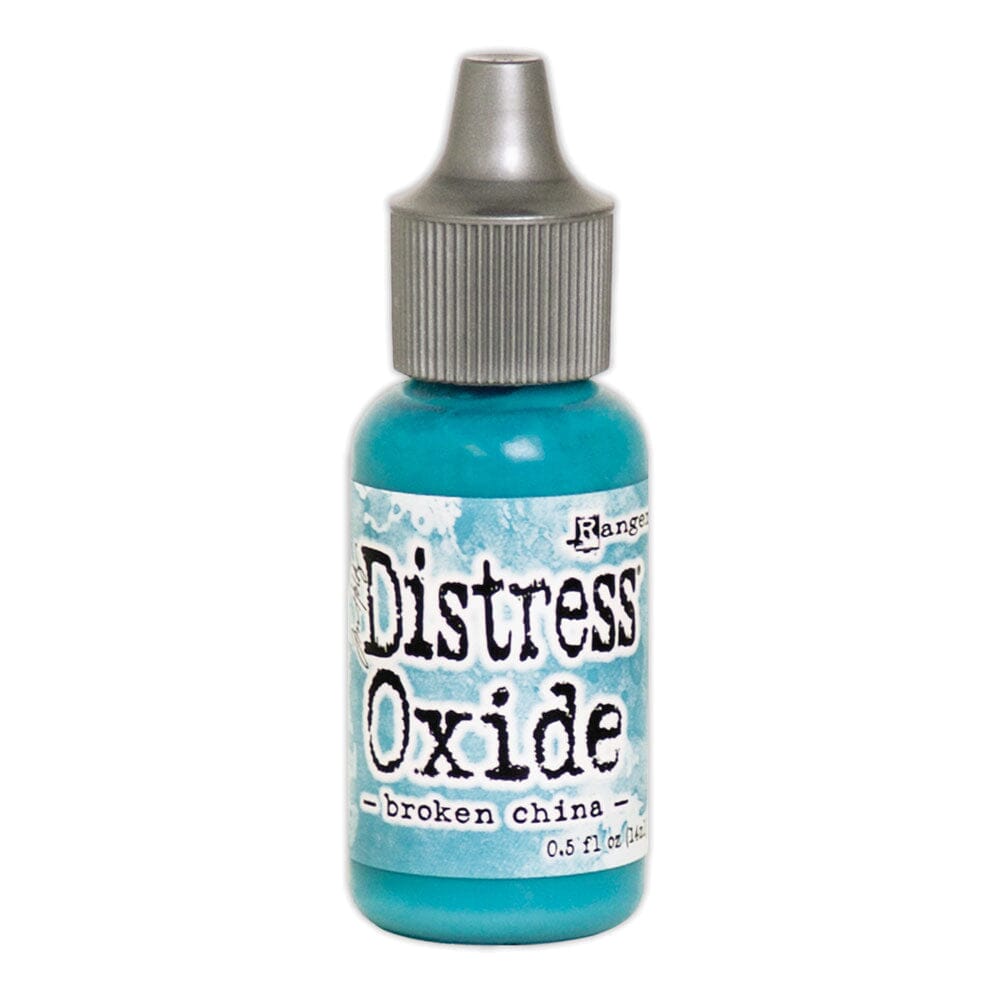 Tim Holtz Distress Oxides Reinker 0.5 fl. oz. - Broken China - The Merri Artist - merriartist.com