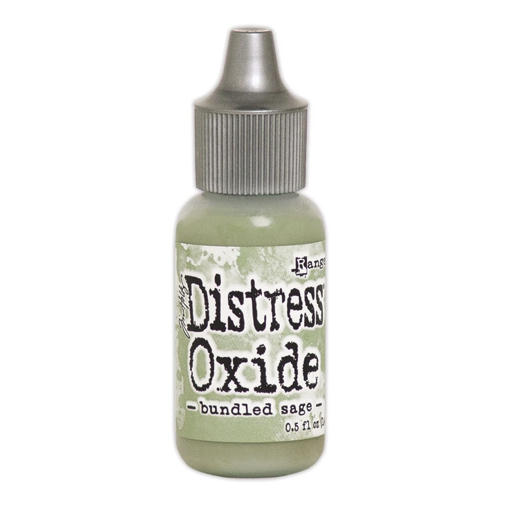 Tim Holtz Distress Oxides Reinker 0.5 fl. oz. - Bundled Sage - The Merri Artist - merriartist.com