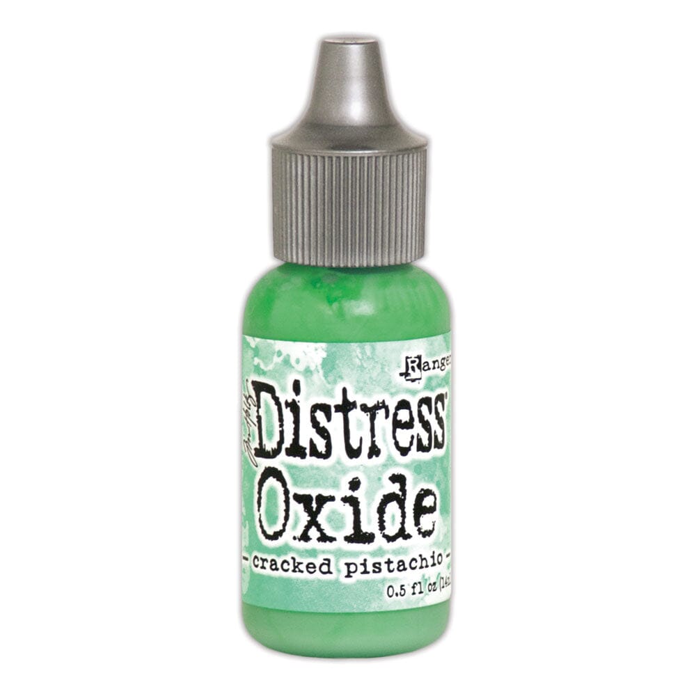 Tim Holtz Distress Oxides Reinker 0.5 fl. oz. - Cracked Pistachio - The Merri Artist - merriartist.com