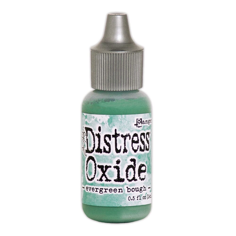 Tim Holtz Distress Oxides Reinker 0.5 fl. oz. - Evergreen Bough - The Merri Artist - merriartist.com