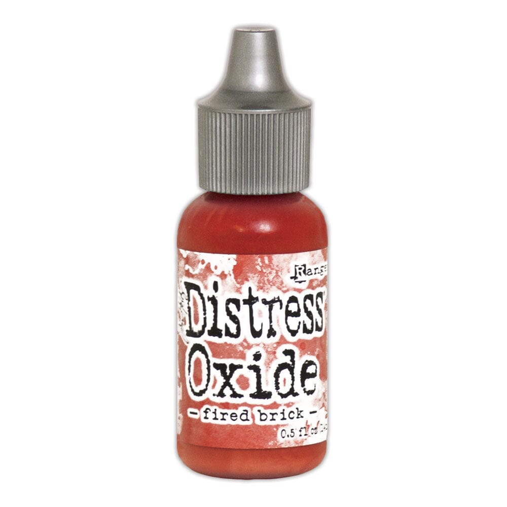 Tim Holtz Distress Oxides Reinker 0.5 fl. oz. - Fired Brick - The Merri Artist - merriartist.com