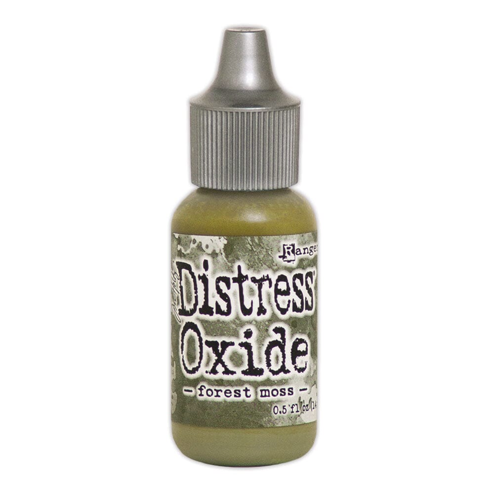 Tim Holtz Distress Oxides Reinker 0.5 fl. oz. - Forest Moss - The Merri Artist - merriartist.com