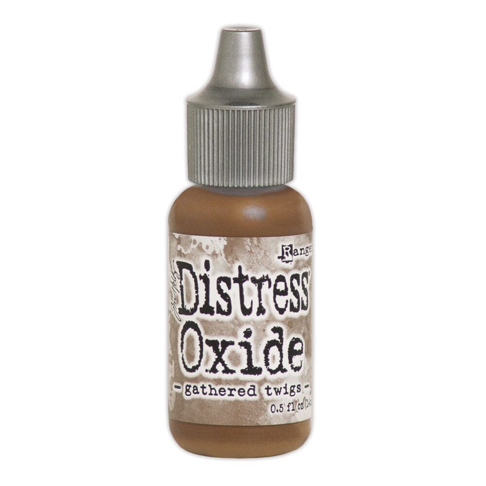 Tim Holtz Distress Oxides Reinker 0.5 fl. oz. - Gathered Twigs - The Merri Artist - merriartist.com