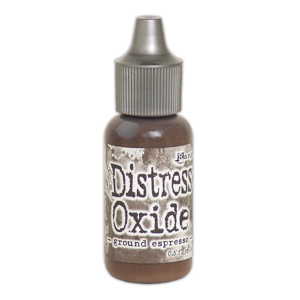 Tim Holtz Distress Oxides Reinker 0.5 fl. oz. - Ground Espresso - The Merri Artist - merriartist.com