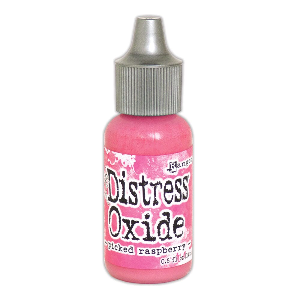 Tim Holtz Distress Oxides Reinker 0.5 fl. oz. - Picked Raspberry - The Merri Artist - merriartist.com