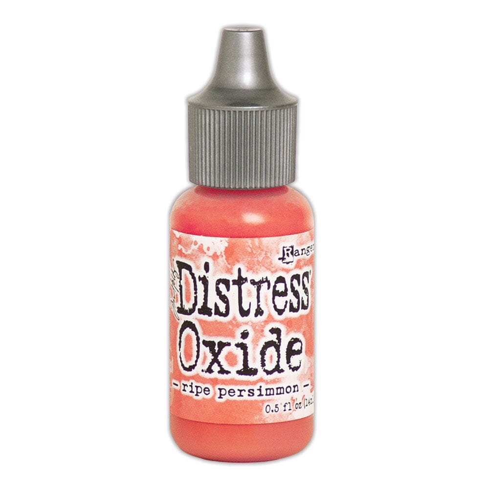 Tim Holtz Distress Oxides Reinker 0.5 fl. oz. - Ripe Persimmon - The Merri Artist - merriartist.com