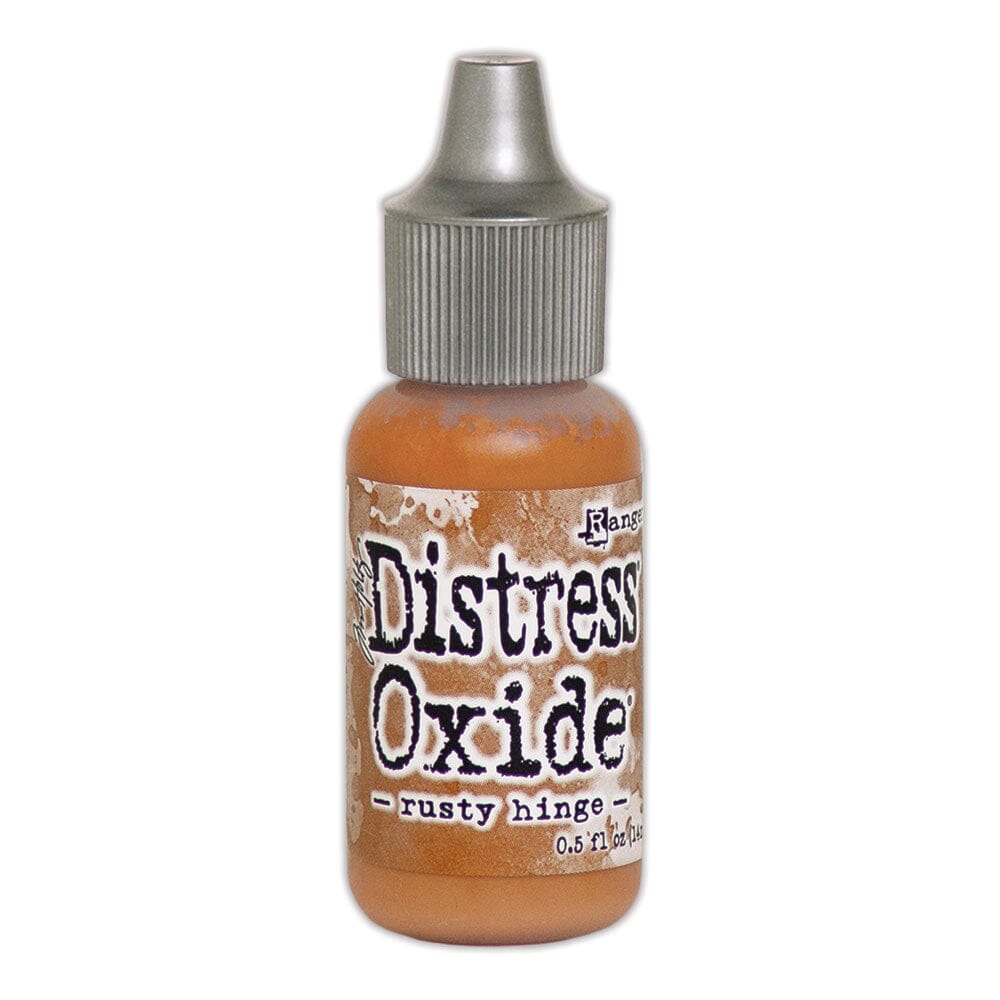 Tim Holtz Distress Oxides Reinker 0.5 fl. oz. - Rusty Hinge - The Merri Artist - merriartist.com