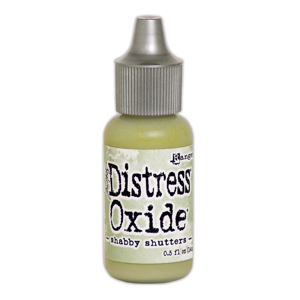 Tim Holtz Distress Oxides Reinker 0.5 fl. oz. - Shabby Shutters - The Merri Artist - merriartist.com