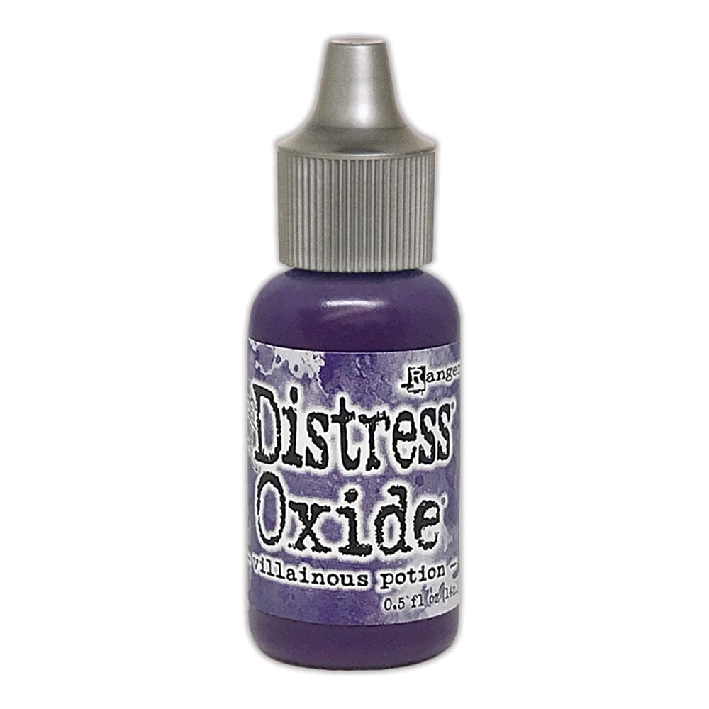 Tim Holtz Distress Oxides Reinker 0.5 fl. oz. - Villainous Potion - The Merri Artist - merriartist.com