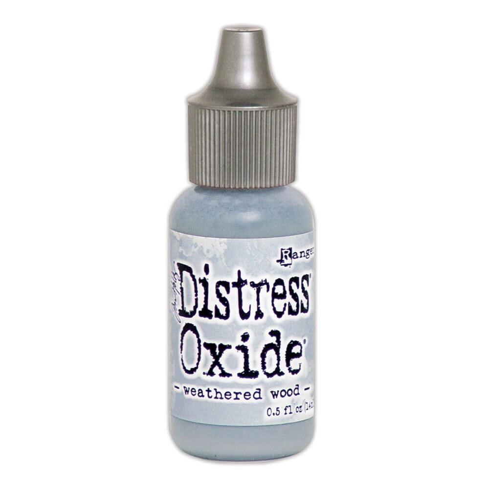 Tim Holtz Distress Oxides Reinker 0.5 fl. oz. - Weathered Wood - The Merri Artist - merriartist.com