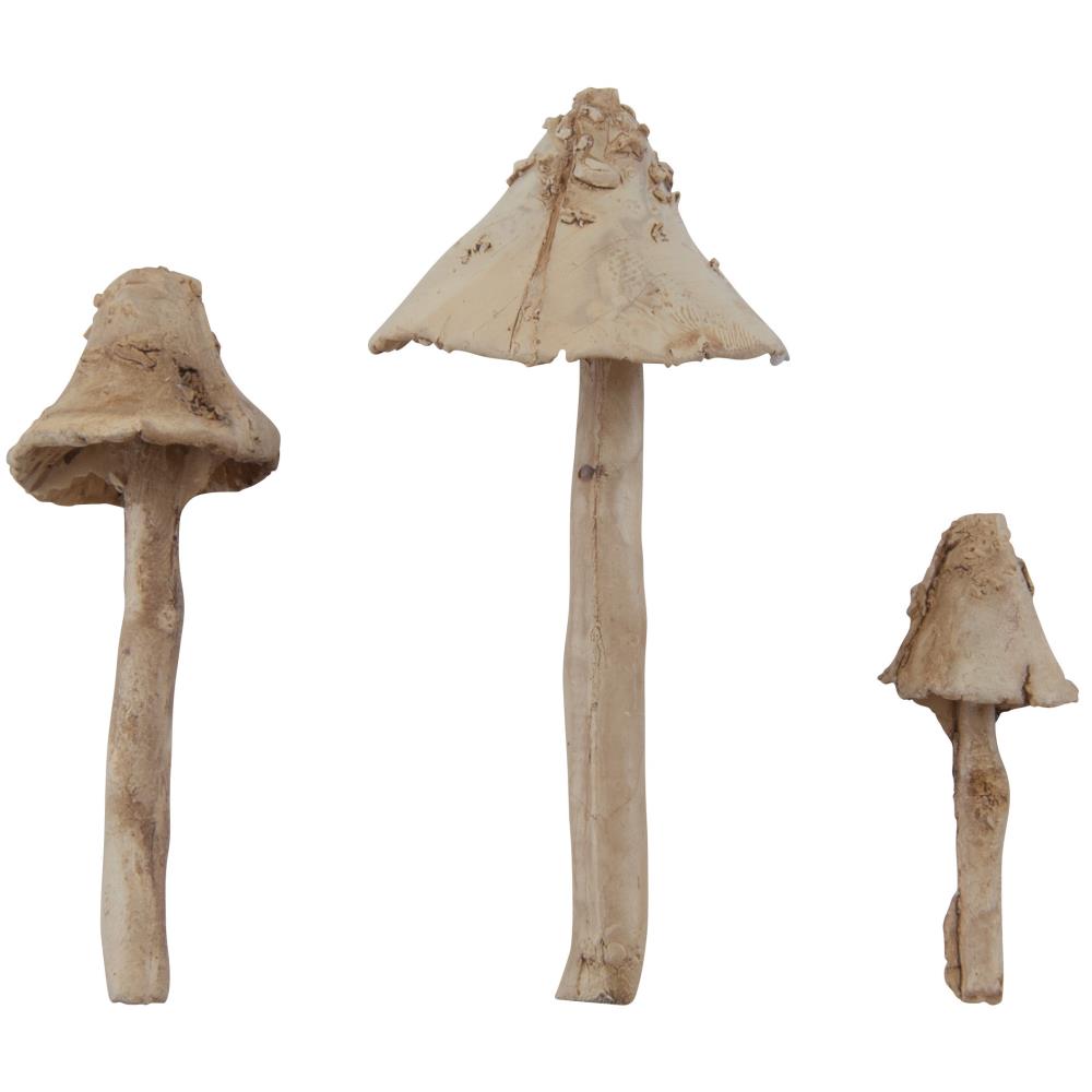 Tim Holtz Idea - Ology Resin Toadstools Package of 3 - The Merri Artist - merriartist.com