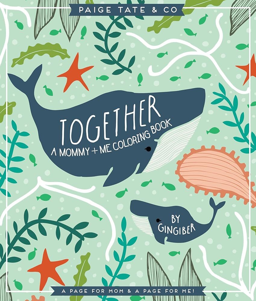 Together: A Mommy + Me Coloring Book - The Merri Artist - merriartist.com