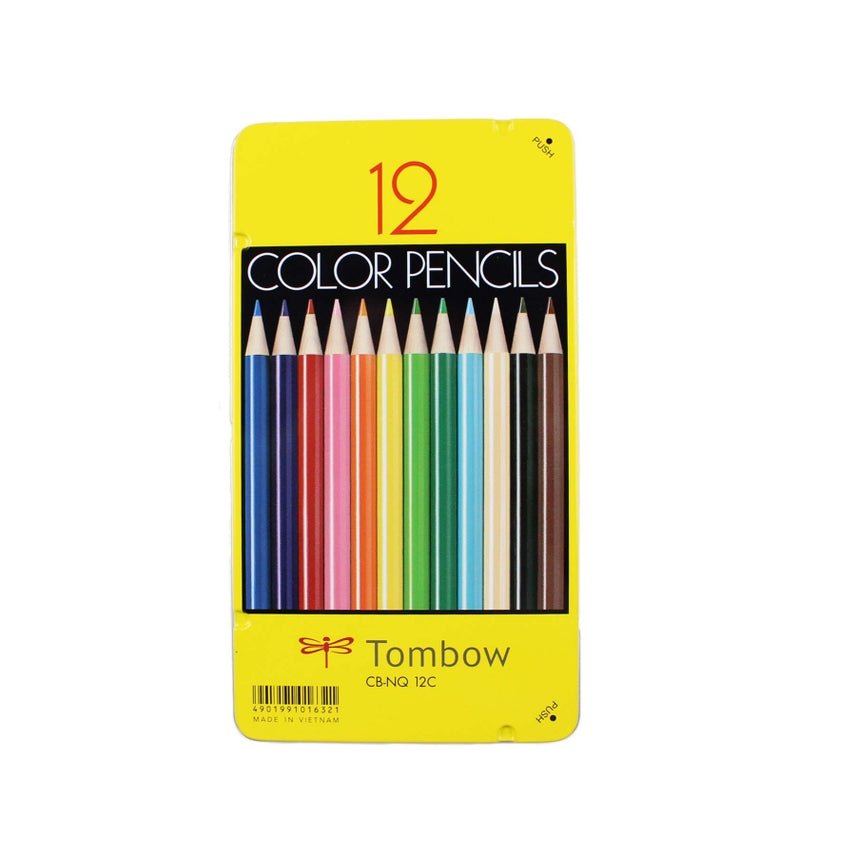 Tombow 1500 Series Colored Pencils - 12 Piece Set - The Merri Artist - merriartist.com