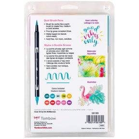 Tombow - Dual Brush Pen Art Markers: Tropical - 10 - Pack - The Merri Artist - merriartist.com