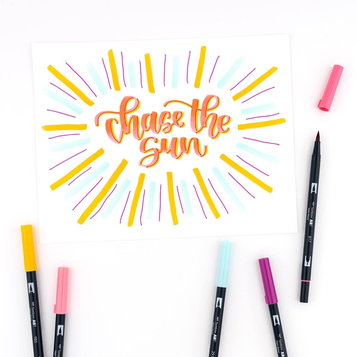 Tombow - Dual Brush Pen Art Markers: Tropical - 10 - Pack - The Merri Artist - merriartist.com