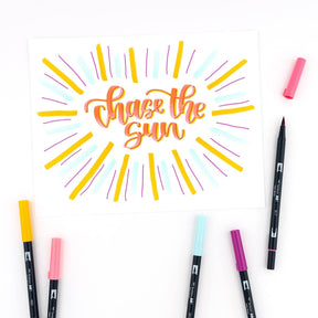 Tombow - Dual Brush Pen Art Markers: Tropical - 10 - Pack - The Merri Artist - merriartist.com