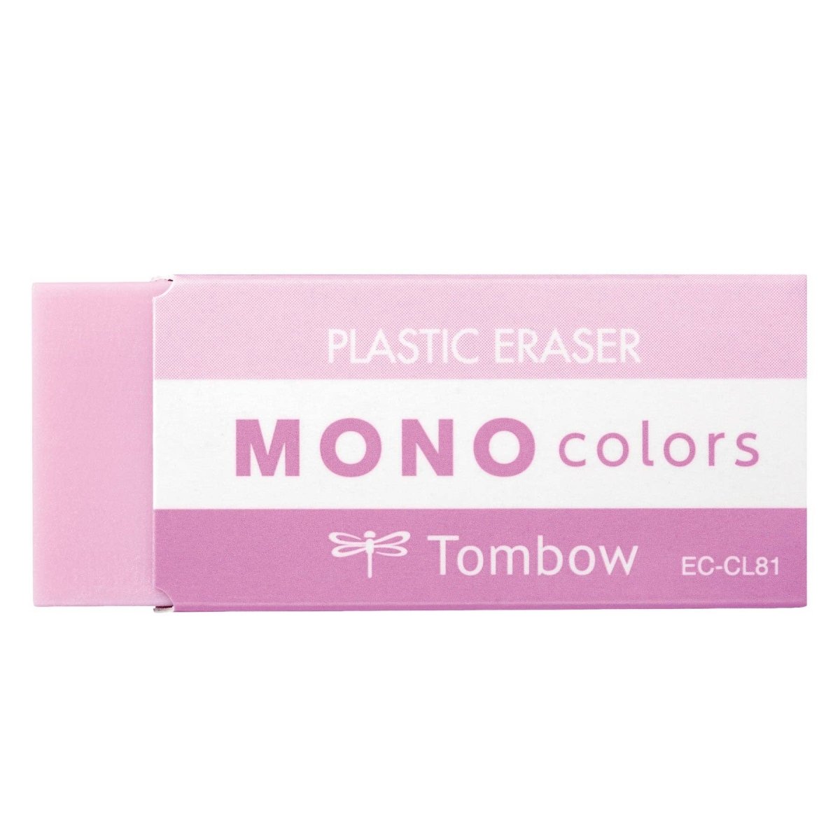 Tombow - MONO Eraser Colors - Pink 57346 - The Merri Artist - merriartist.com