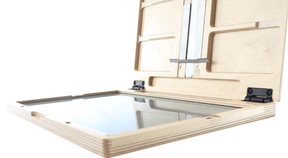 u.go Plein Air - Anywhere Model Glass Palette Grey (used with 11"x14.5" model) - The Merri Artist - merriartist.com